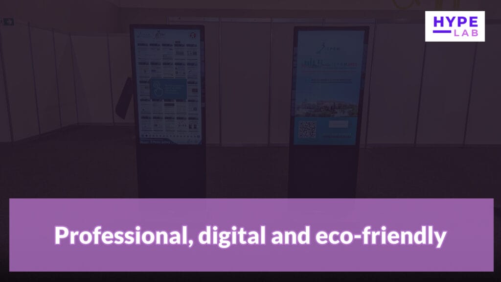 Hype Lab ePosters for Conferences and Events Professional digital and eco friendly