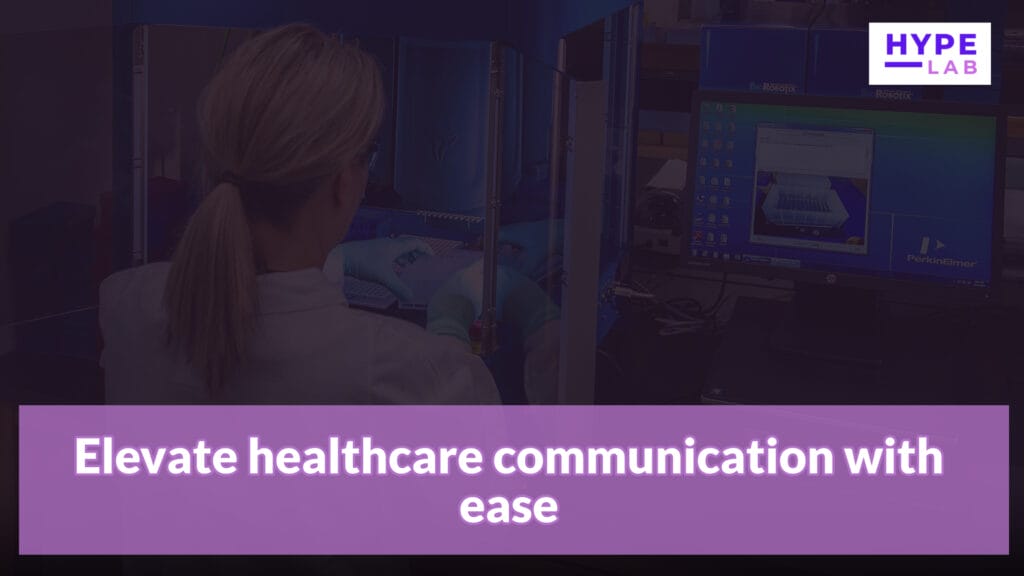 Hype Lab Healthcare digital signage solutions Elevate healthcare communication with ease