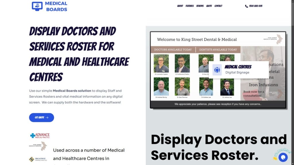 Hype Lab Medical Boards Digital Signage Solutions for Medical and Healthcare Centre website