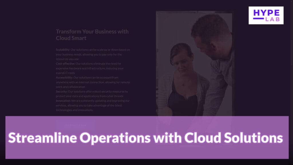 Hype Lab Streamline Operations with Cloud Solutions