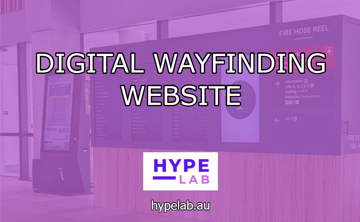 Hype Lab DIGITAL WAYFINDING WEBSITE