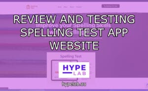 Hype Lab Spelling Test